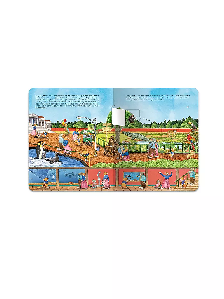 LINGOLI VERLAG | Leo Lausemaus - Libro de imágenes con solapas de descubrimiento para aún más diversión. | Sin color