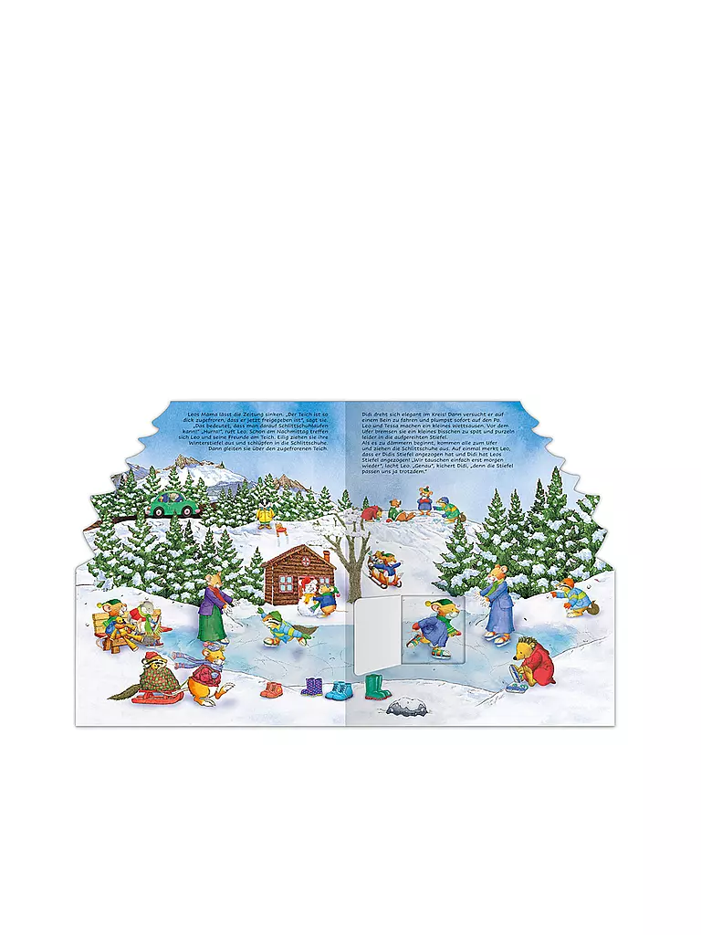 LINGOLI VERLAG | Libro - Leo Lausemaus - Mi libro navideño de imágenes ocultas | Sin color