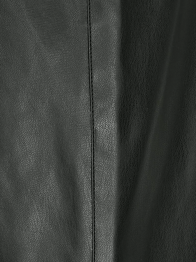 LIU JO | Hose in Lederoptik  | Negro