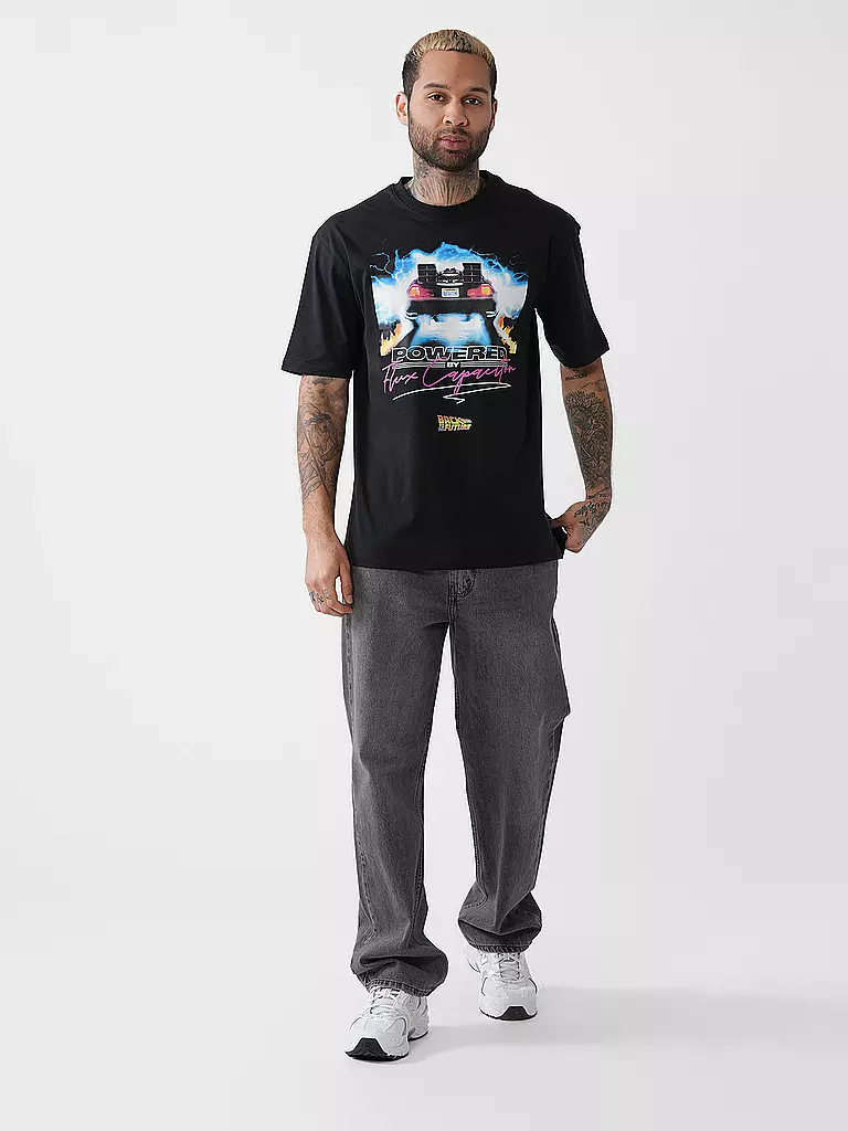 LMTD | Camiseta NLMFIDAS BACKTOTHEFUTURE | Negro