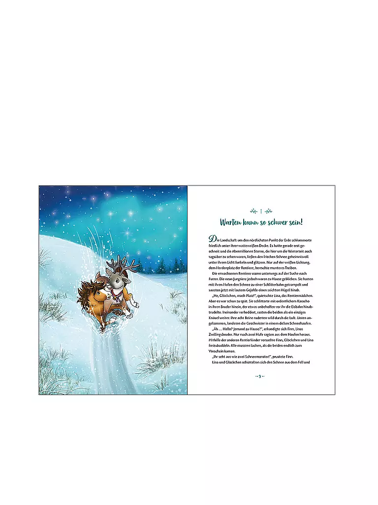 LOEWE VERLAG | Glöckchen, das Weihnachtspony - Mein Adventskalenderbuch - Ein zauberhafter Wunsch | Sin color