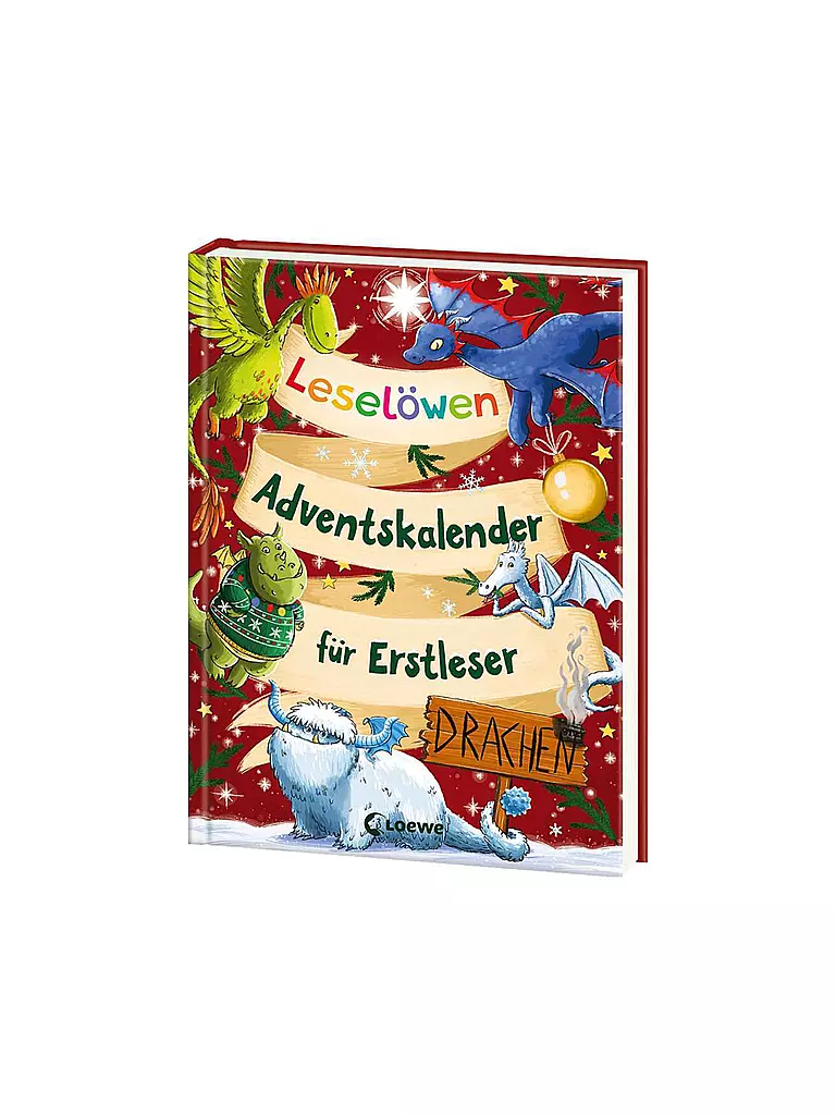 LOEWE VERLAG | Libro - Calendario de Adviento Leselöwen para Primeros Lectores - Dragones | Sin color