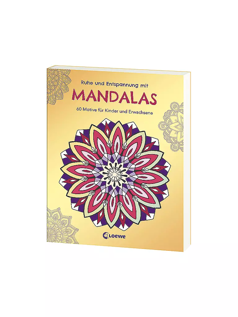 LOEWE VERLAG | Malbuch - Ruhe und Entspannung mit Mandalas  | Sin color