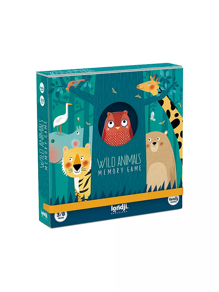 LONDJI | Memory WILD ANIMALS | Multicolor