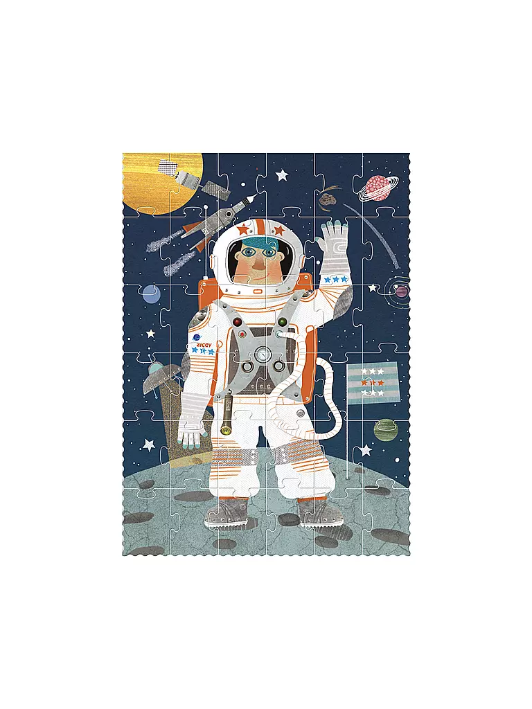 LONDJI | Pocket Puzzle ASTRONAUTA 36 piezas | Multicolor