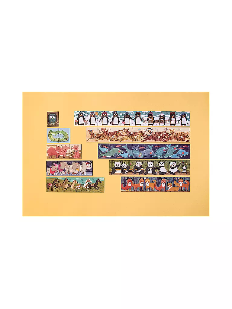 LONDJI | Puzzle 10 PINGUINS 55 Teile  | Multicolor