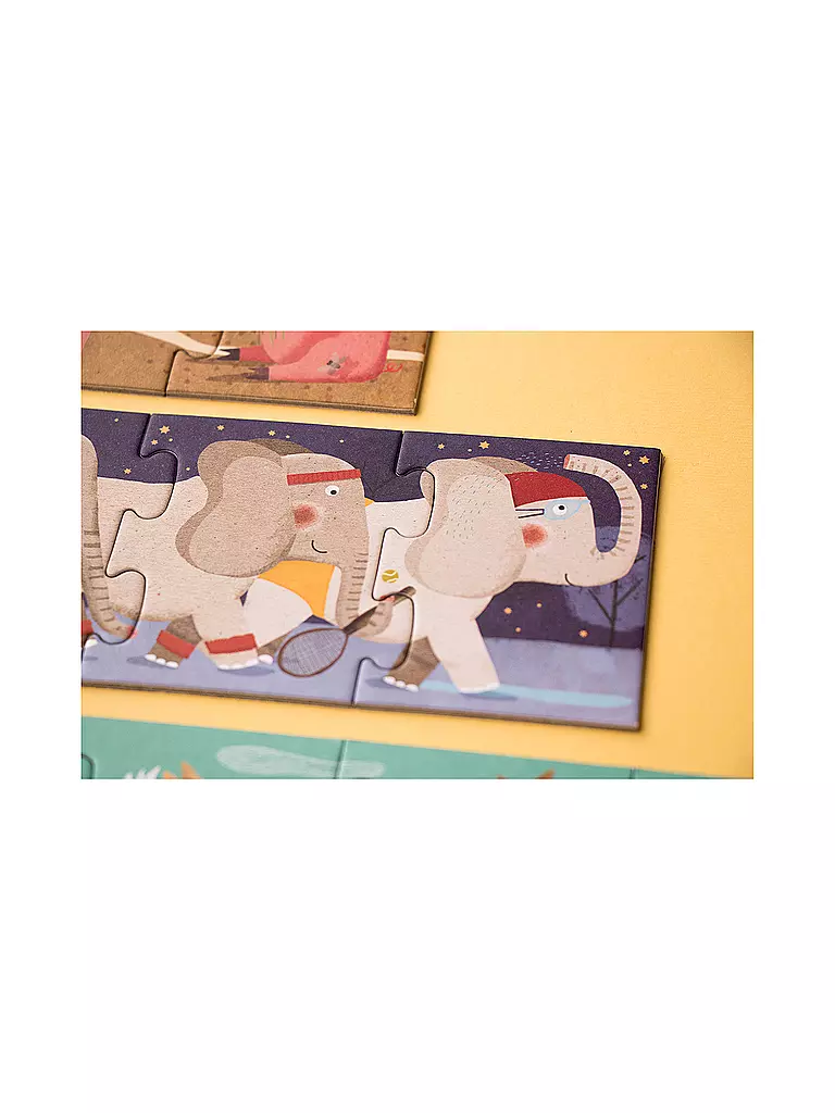 LONDJI | Puzzle 10 PINGUINS 55 Teile  | Multicolor