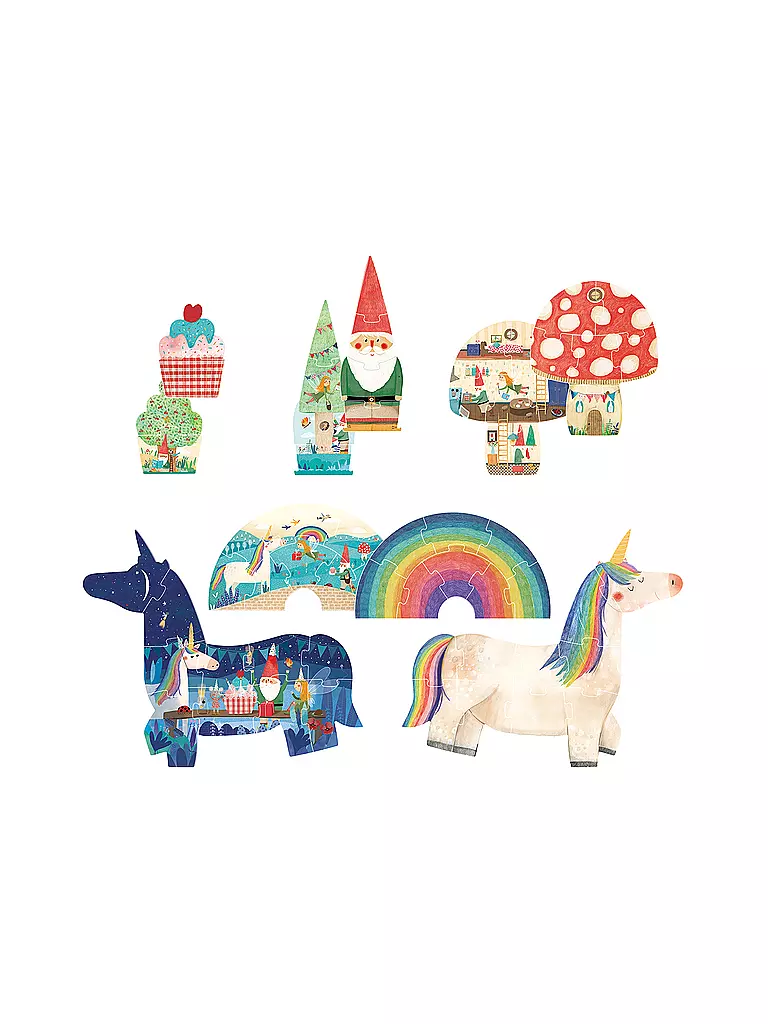 LONDJI | Puzzle HAPPY BIRTHDAY UNICORN | Multicolor