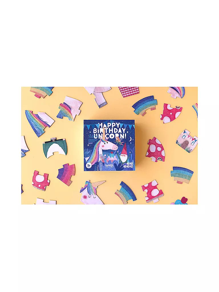 LONDJI | Puzzle HAPPY BIRTHDAY UNICORN | Multicolor