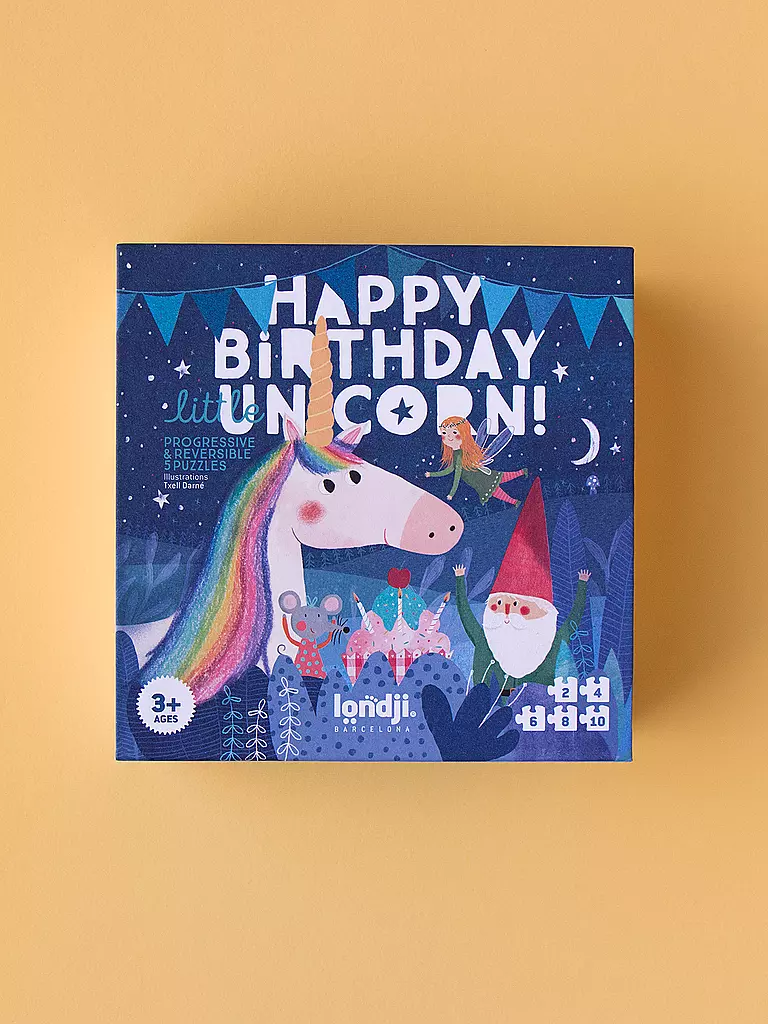 LONDJI | Puzzle HAPPY BIRTHDAY UNICORN | Multicolor
