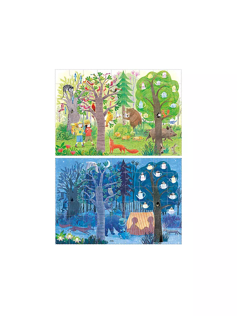 LONDJI | Puzzle NOCHE Y DÍA EN EL BOSQUE | 