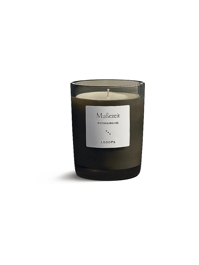 Vela perfumada 250g MUSSEZEIT verde oscuro