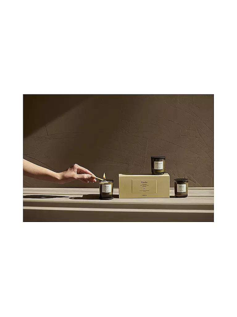 LOOOPS | Caja de regalo de velas perfumadas 3 piezas KLASSIK | 