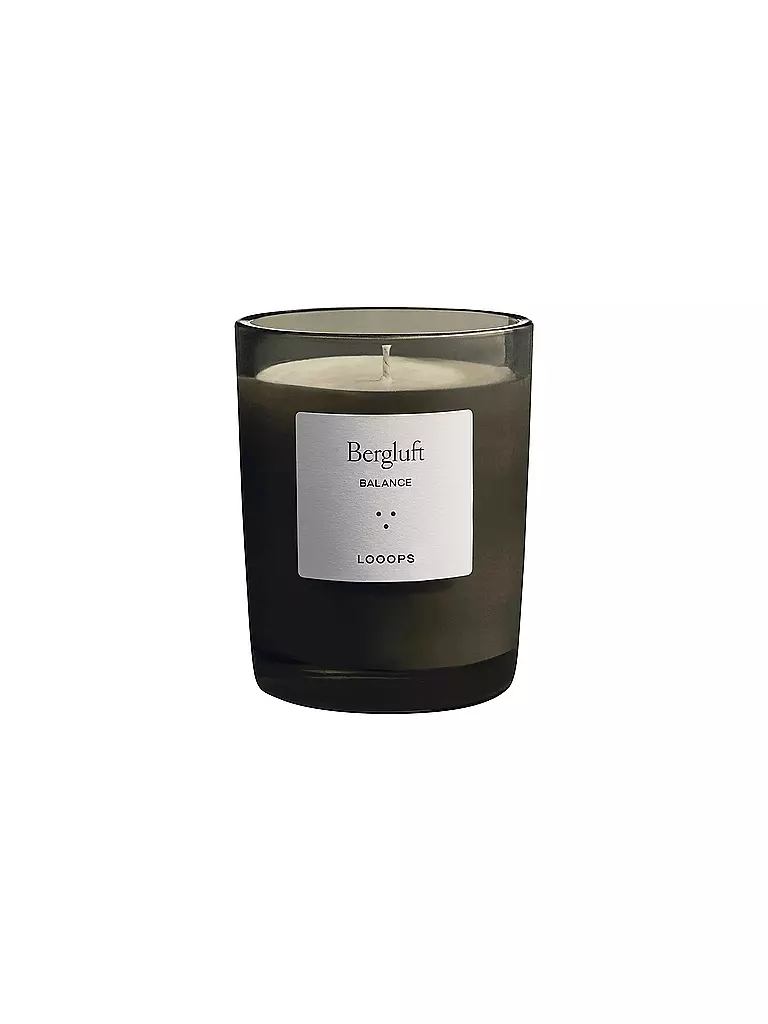 LOOOPS | Vela perfumada 250g AIRE DE MONTAÑA | Verde oscuro
