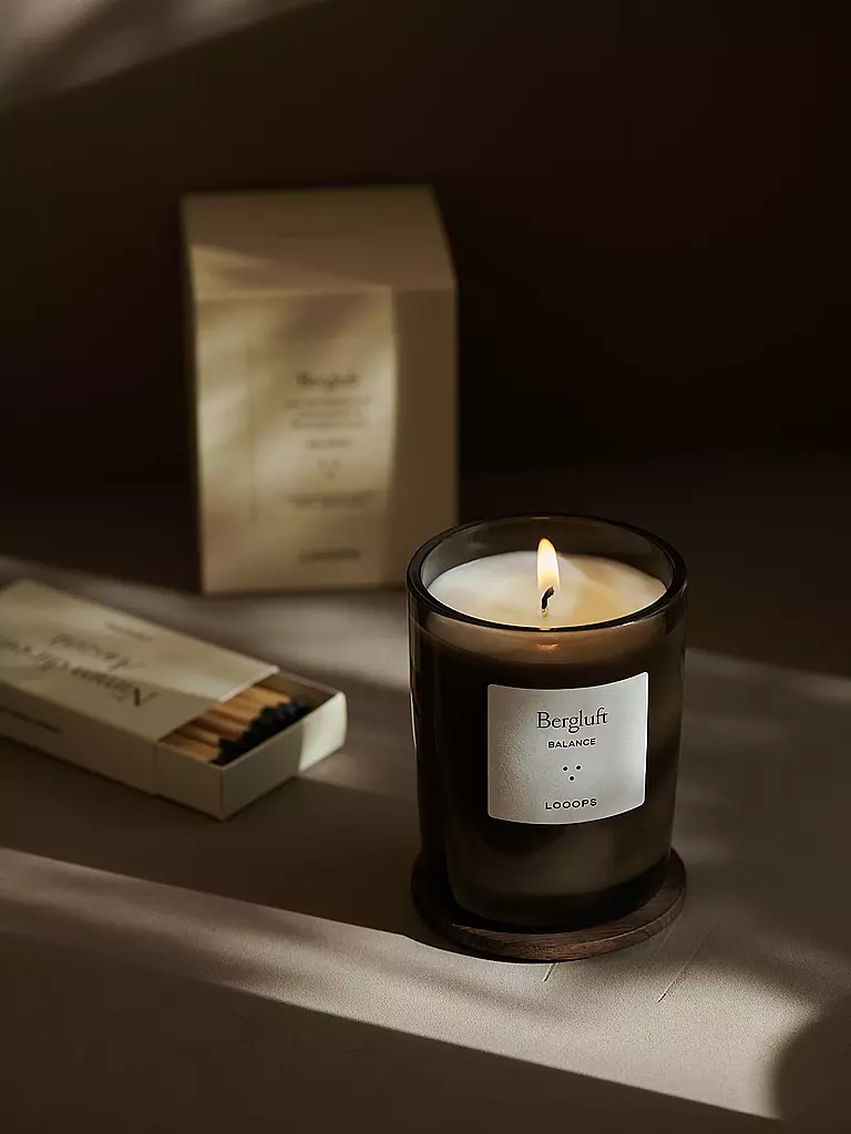 LOOOPS | Vela perfumada 250g AIRE DE MONTAÑA | Verde oscuro