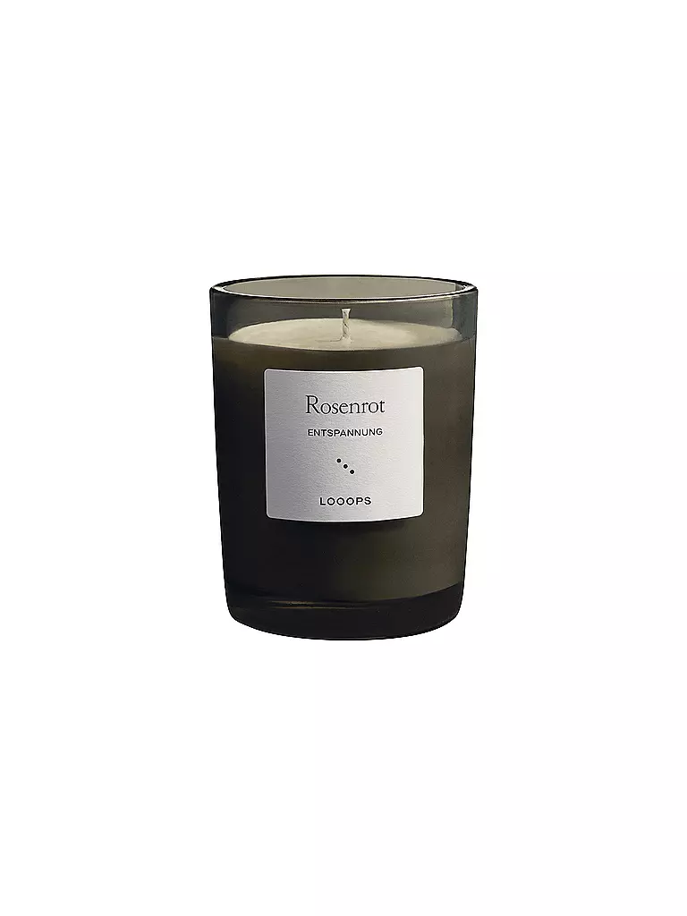LOOOPS | Vela perfumada 250g ROSENROT | Verde oscuro