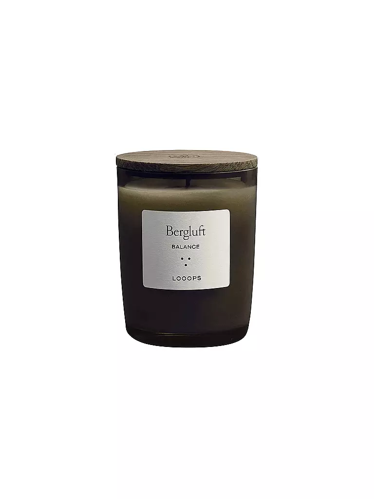 LOOOPS | Vela perfumada 75g AIRE DE MONTAÑA | Verde oscuro