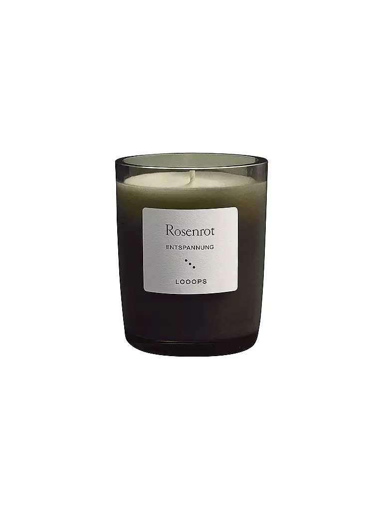 LOOOPS | Vela perfumada 75g ROSENROT | Verde oscuro