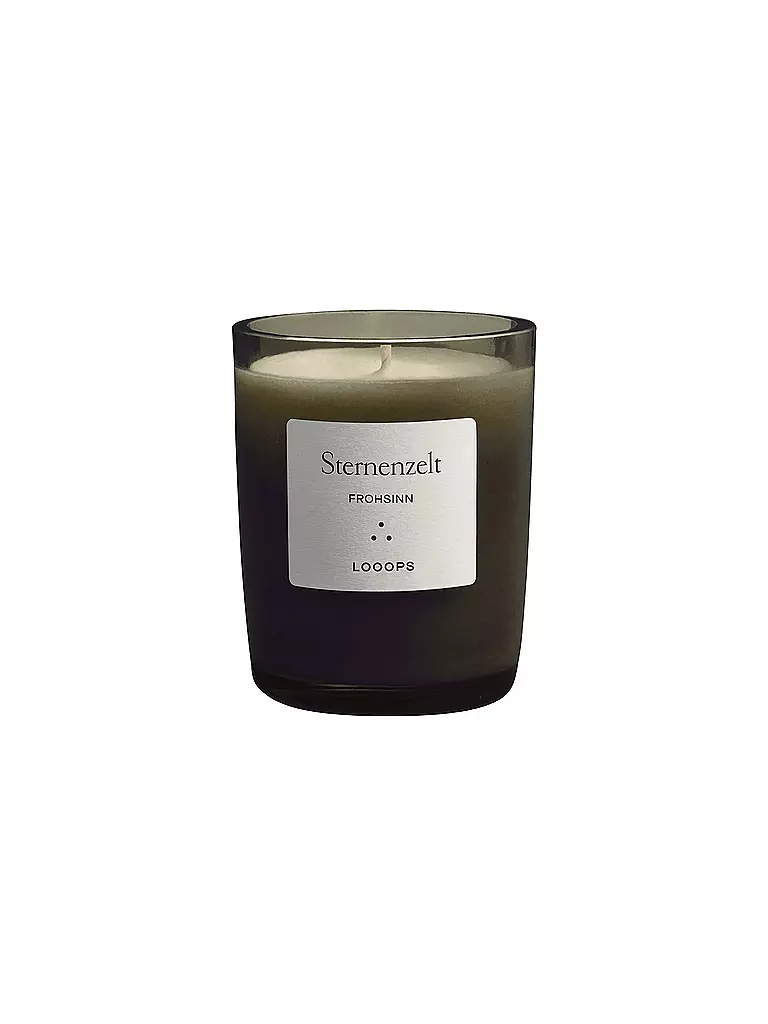 LOOOPS | Vela perfumada 75g STERNENZELT | Verde oscuro