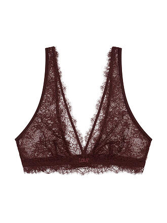 LOVE STORIES | Sujetador sin aros CHERIE marrón oscuro
