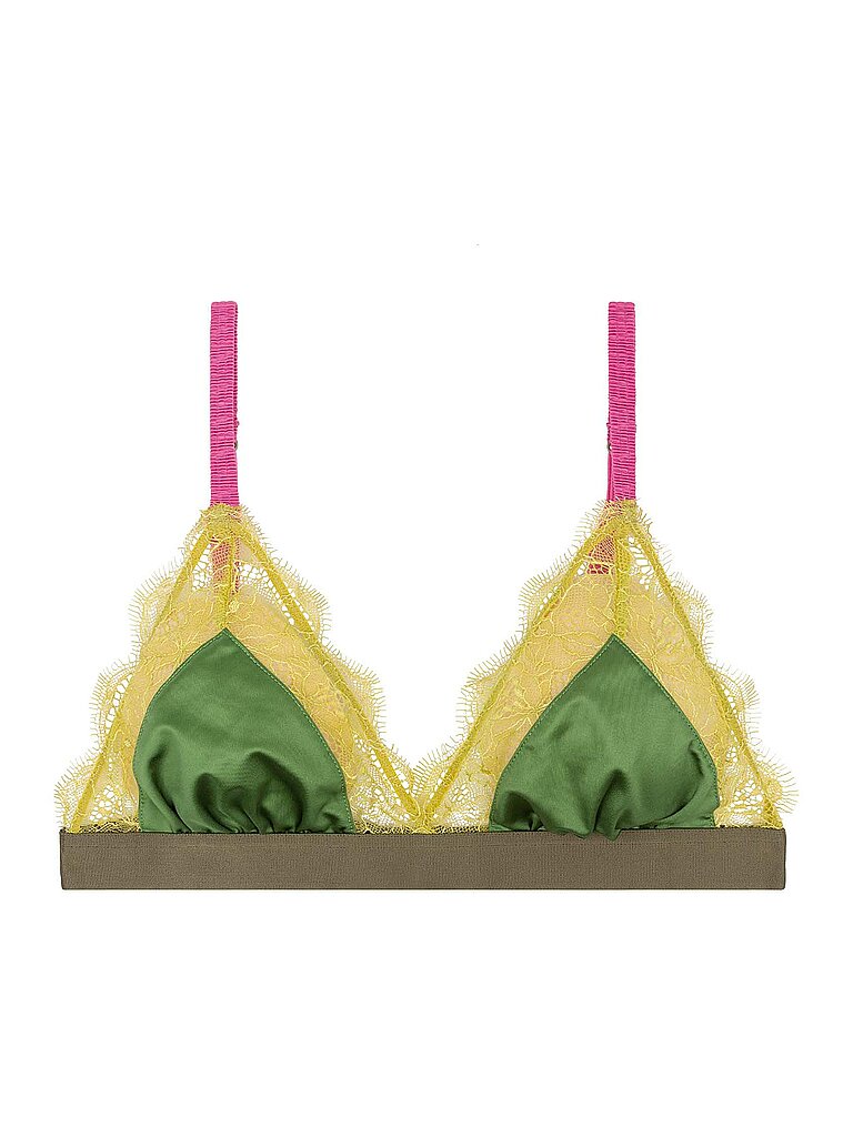 Sujetador sin aros LOVE LACE verde verde 75 C/D