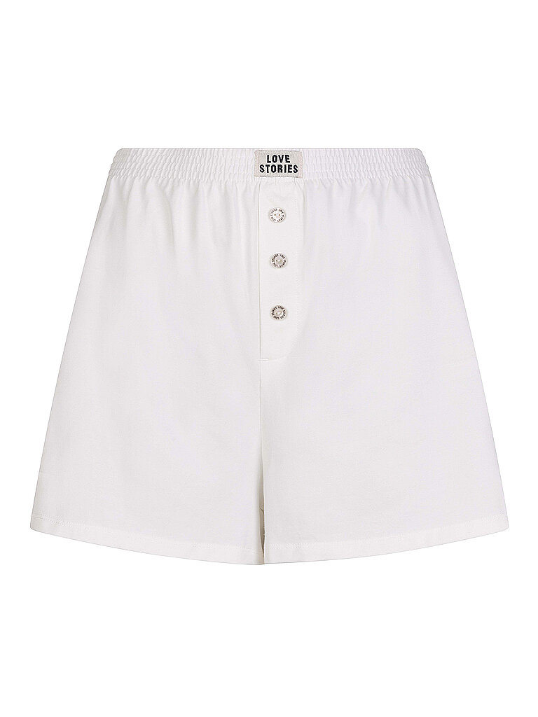 love stories Pantalones cortos de estar por casa crema