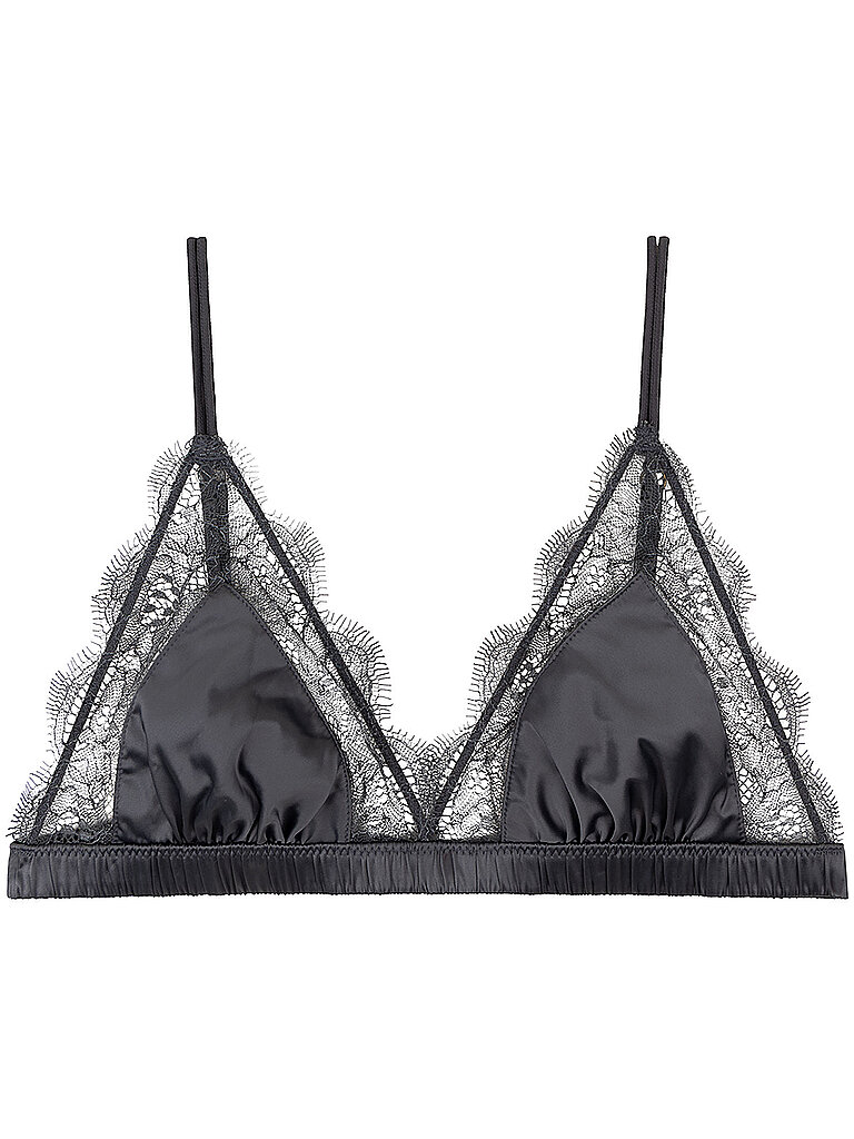 love stories Sujetador sin aros LOVE LACE antracita gris