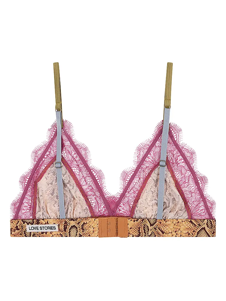 LOVE STORIES | Bralette LOVE LACE marrón | 