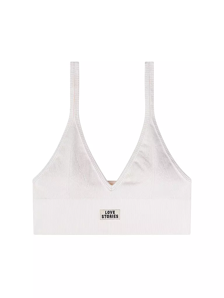 LOVE STORIES | Bustier POSEY blanco hueso | Crema