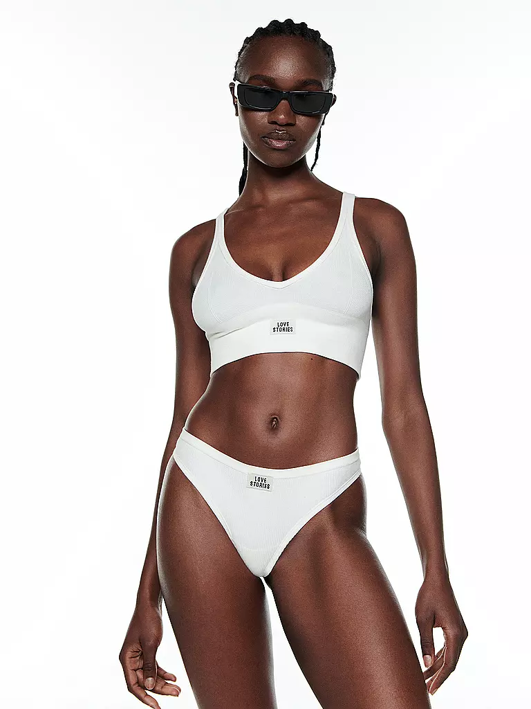 LOVE STORIES | Bustier POSEY blanco hueso | 