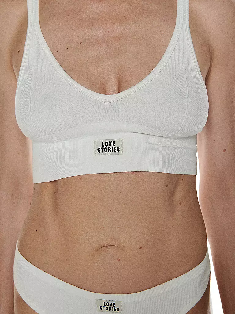 LOVE STORIES | Bustier POSEY blanco hueso | 