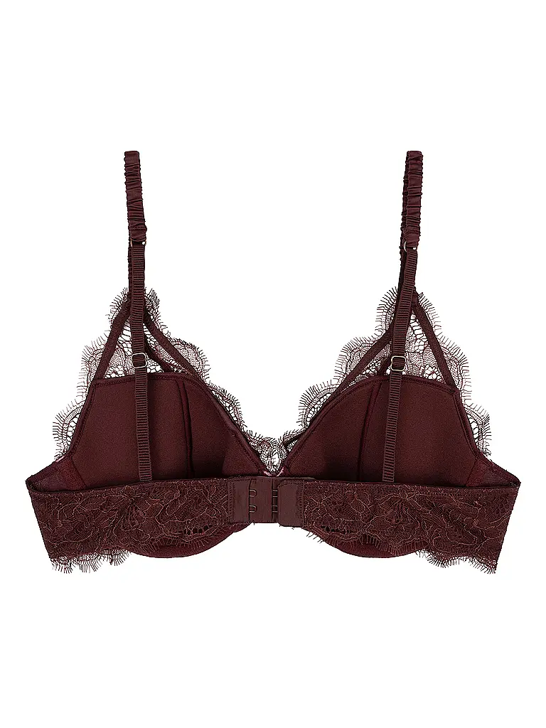 LOVE STORIES | Sujetador con aros GWYNETH Dark Brown | Marrón