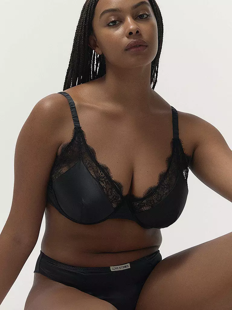 LOVE STORIES | Sujetador con aros LOVELEY negro | 