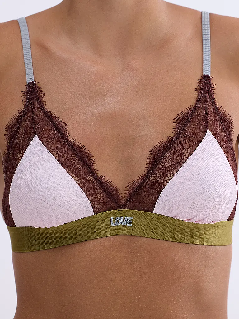 LOVE STORIES | Sujetador sin aros LOVE LACE Rosa | Rosa