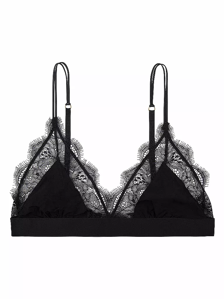 LOVE STORIES | Sujetador triángulo "Love Lace" negro | Negro