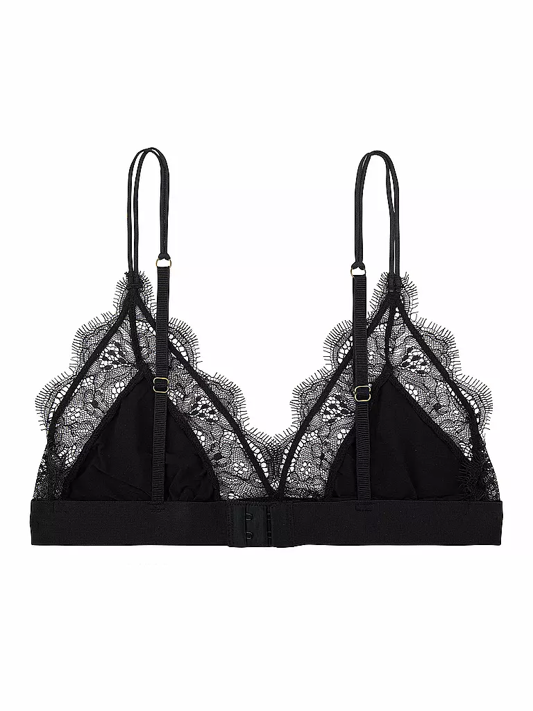 LOVE STORIES | Sujetador triángulo "Love Lace" negro | Negro