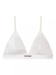 LOVE STORIES | Sujetador triangular DARLING negro | Crema