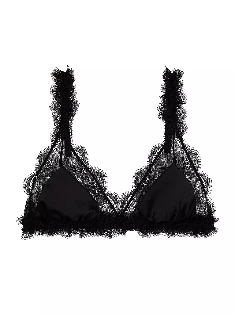 LOVE STORIES | Sujetador triángulo sin aros LOVE LACE negro | Negro