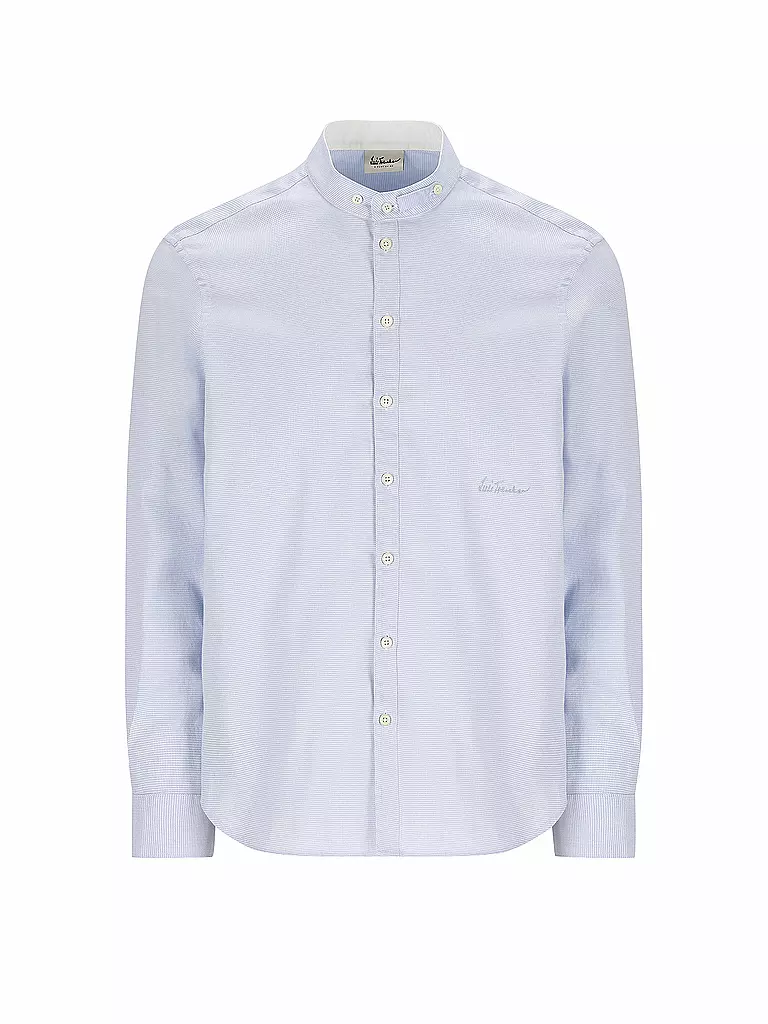LUIS TRENKER | Camisa tradicional LUBERNET STRUKTUR | Azul claro