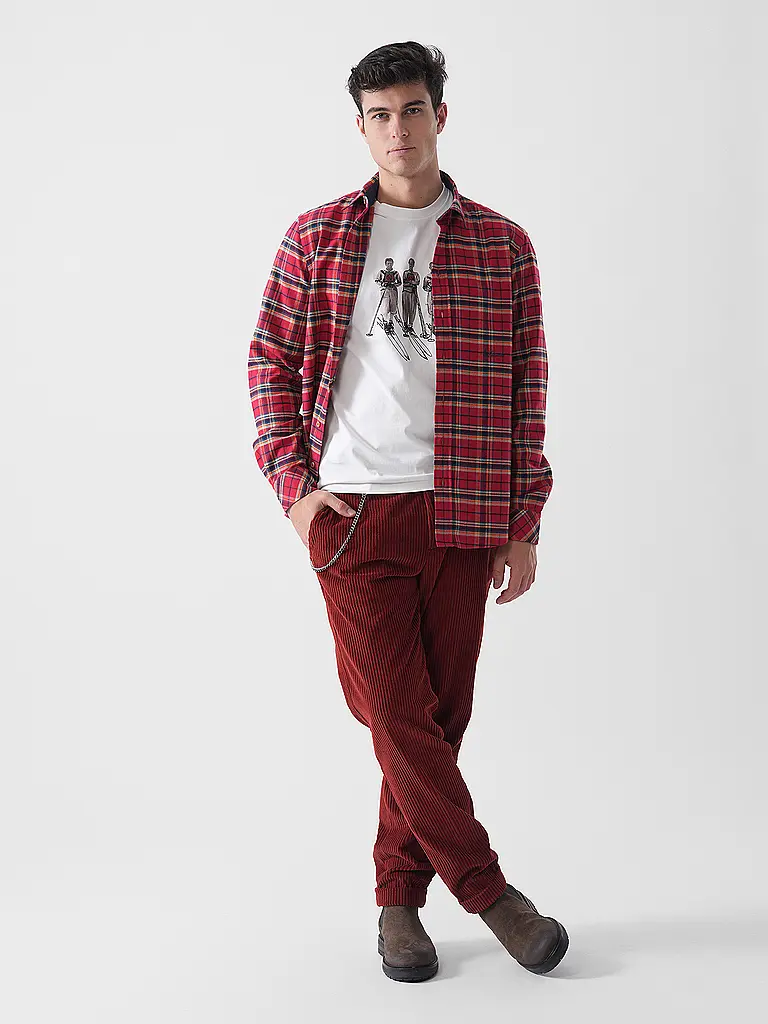 LUIS TRENKER | Camisa tradicional LUBODO | Rojo