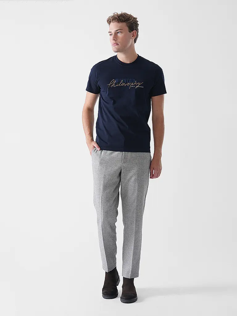 LUIS TRENKER | Camiseta PHILOSOPHIST | Azul oscuro
