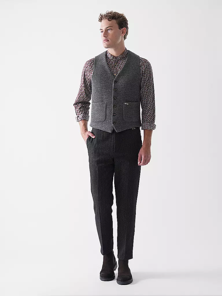LUIS TRENKER | Chaleco tradicional LUSEBA | Gris