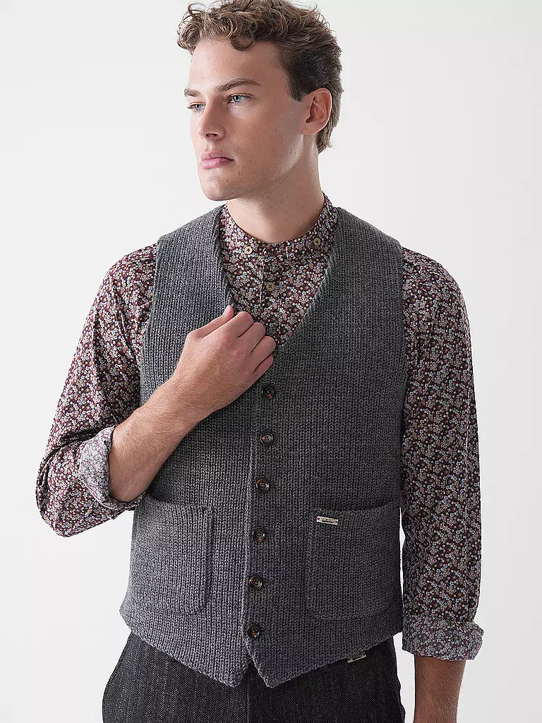 LUIS TRENKER | Chaleco tradicional LUSEBA | Gris