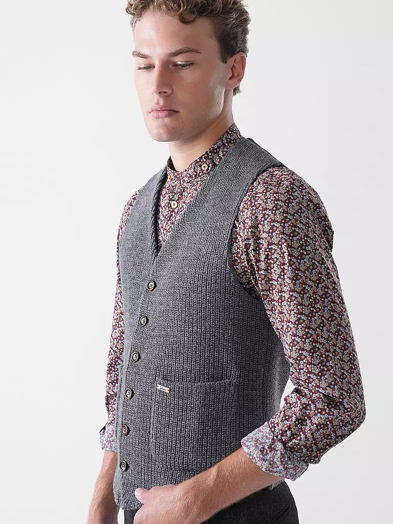 LUIS TRENKER | Chaleco tradicional LUSEBA | Gris