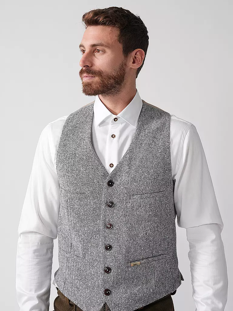LUIS TRENKER | Chaleco tradicional LUSEBASTIAN | Gris claro