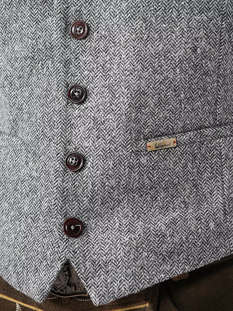 LUIS TRENKER | Chaleco tradicional LUSEBASTIAN | Gris claro