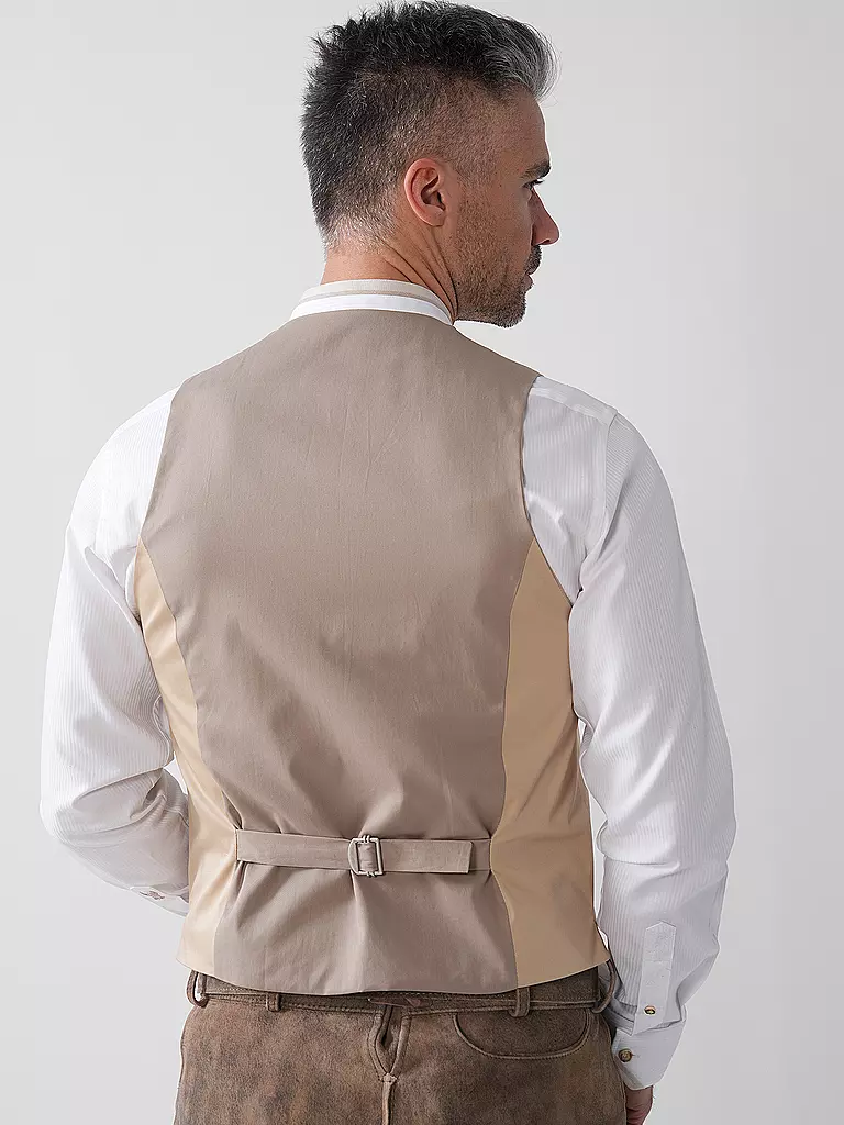 LUIS TRENKER | Chaleco tradicional | Crema