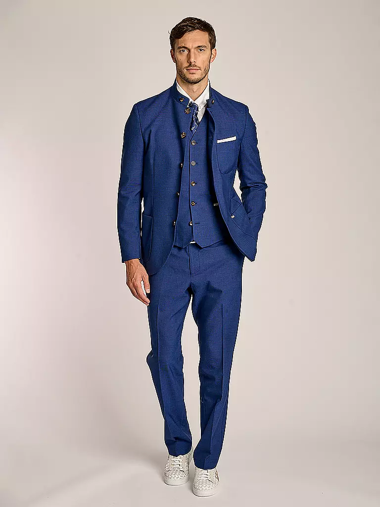 LUIS TRENKER | Chaqueta tradicional LUSANDRO COOL WOOL | Azul