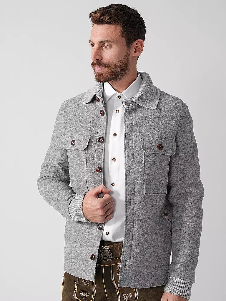LUIS TRENKER | Chaqueta tradicional LUSTANLEY | Gris claro
