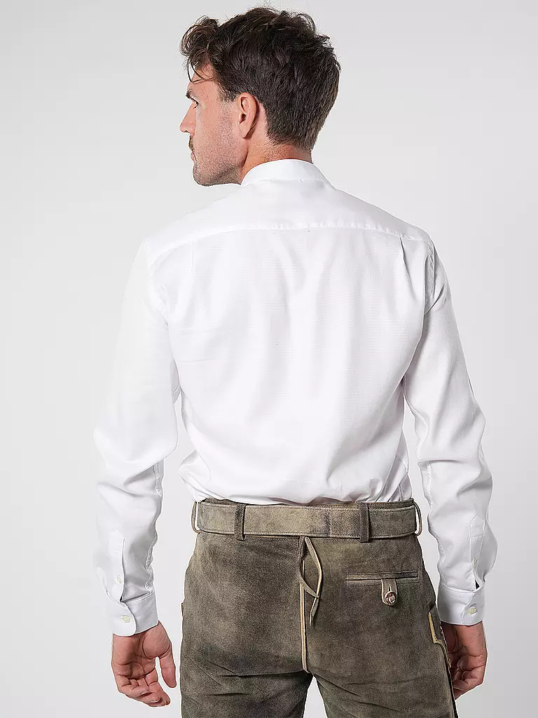 LUIS TRENKER | Trachtenhemd LUBERNET | Blanco